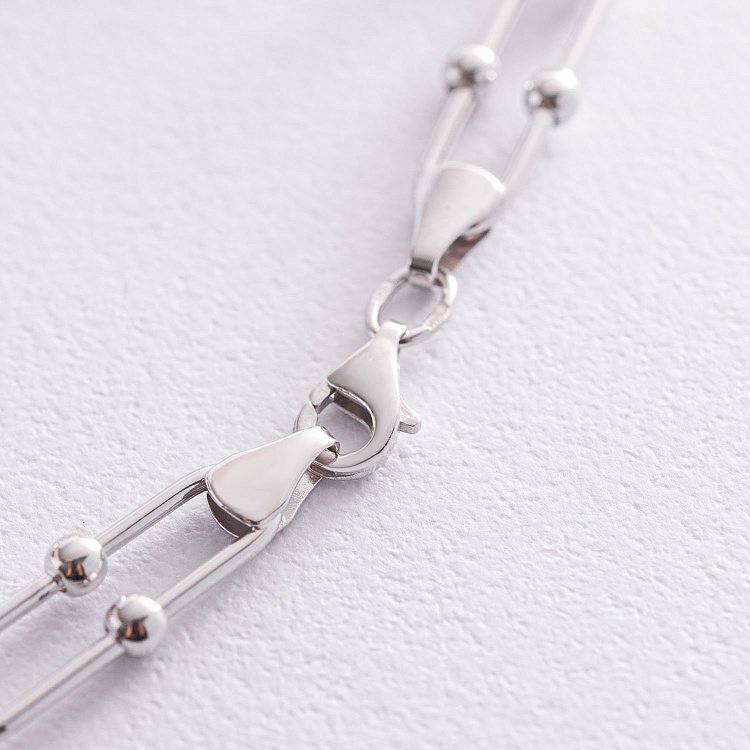 Браслет "Фантазія" в білому золоті б04714 від ювелірного магазину Онікс - 3