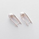 Сережки "Маленькі крапельки" у сріблі (2.6 см) 122497 от ювелирного магазина Оникс - 10