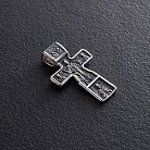 Серебряный крест с распятием 133010 от ювелирного магазина Оникс - 4