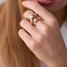 Золотое кольцо "Эксклюзив" к06317 от ювелирного магазина Оникс - 3