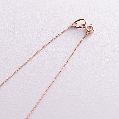 Золоте кольє "Ніжки матері та немовляти" (фіаніти) кол01363 №3