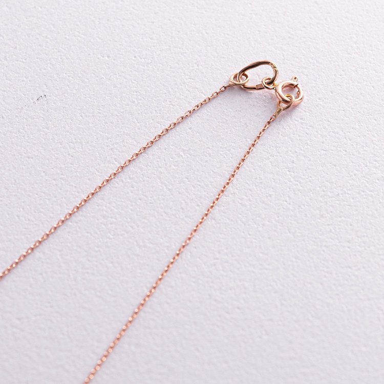 Золоте кольє "Ніжки матері та немовляти" (фіаніти) кол01363 від ювелірного магазину Онікс - 2