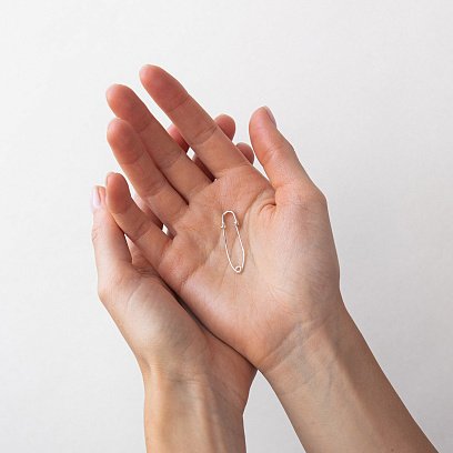 Серебряная булавка 21015 №2