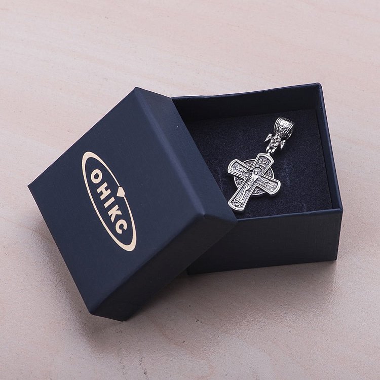 Православний хрест "Розп'яття. Різдво Христове" 131625 від ювелірного магазину Онікс - 7