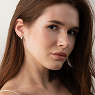 Серьги - пусеты "Polly" в серебре 7275 от ювелирного магазина Оникс - 7