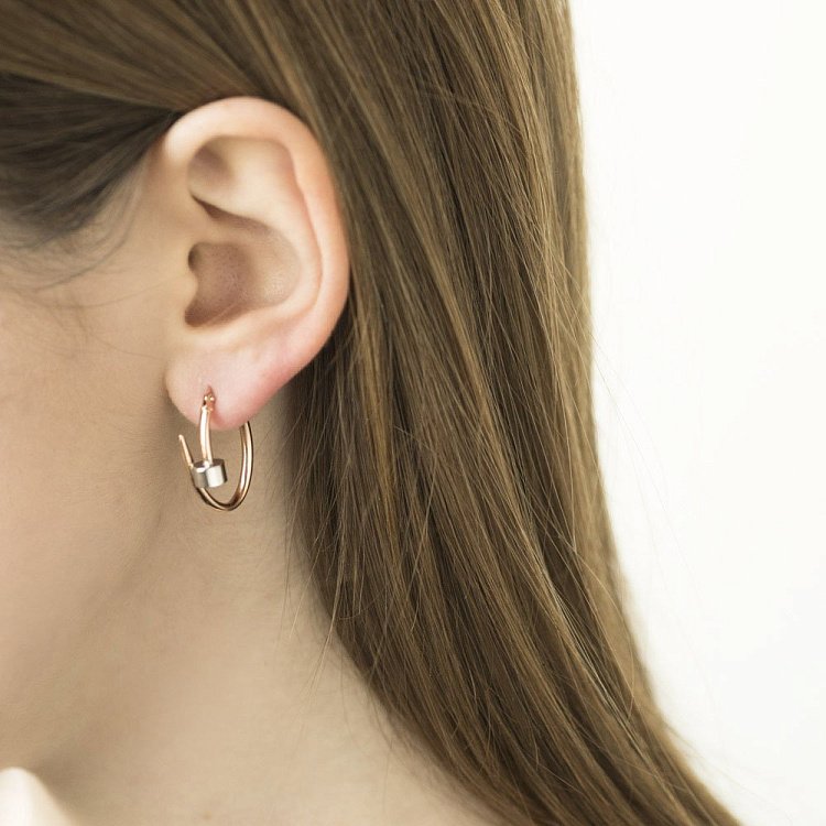 Золоті сережки "Цвяшки" с05658 від ювелірного магазину Онікс - 3