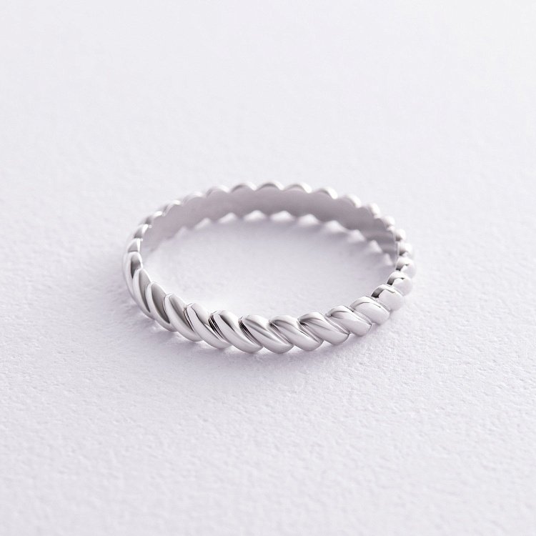 Кольцо "Margaret" в белом золоте к07518 от ювелирного магазина Оникс - 4