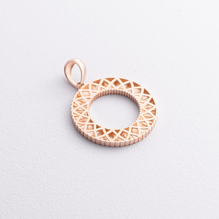 Золотой кулон "Love" п04095 от ювелирного магазина Оникс - 1