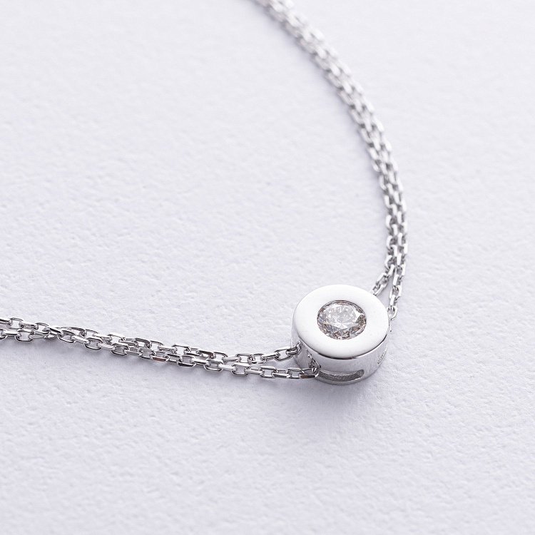 Золотой браслет с бриллиантом бб0042di от ювелирного магазина Оникс - 2