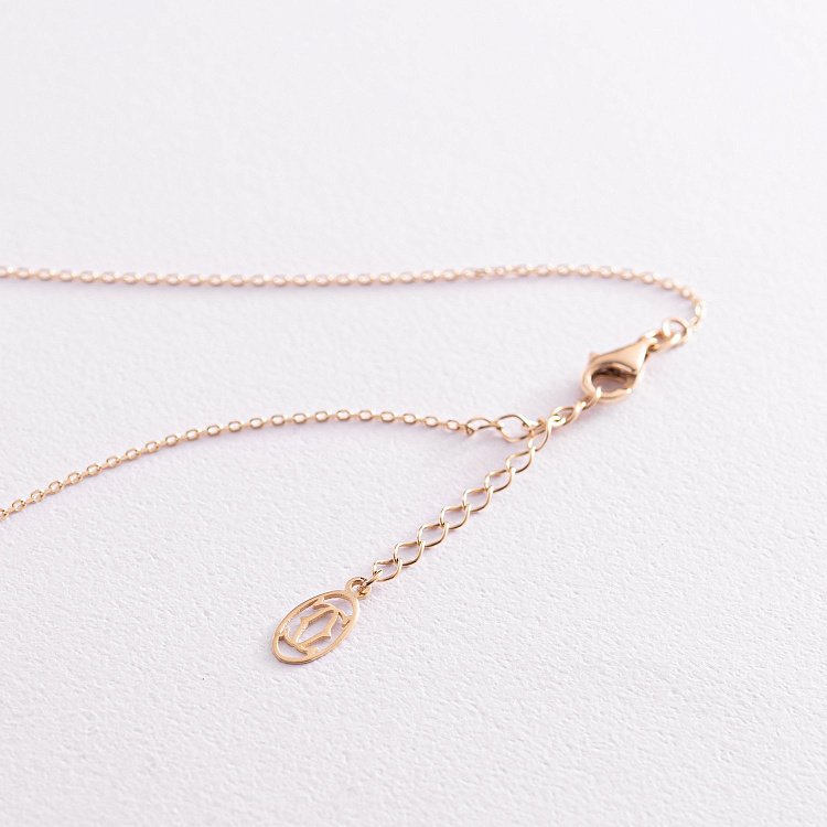 Кольє "Цвях" у жовтому золоті кол02183 від ювелірного магазину Онікс - 3