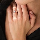 Помолвочное золотое кольцо с бриллиантом 229501121 от ювелирного магазина Оникс - 5