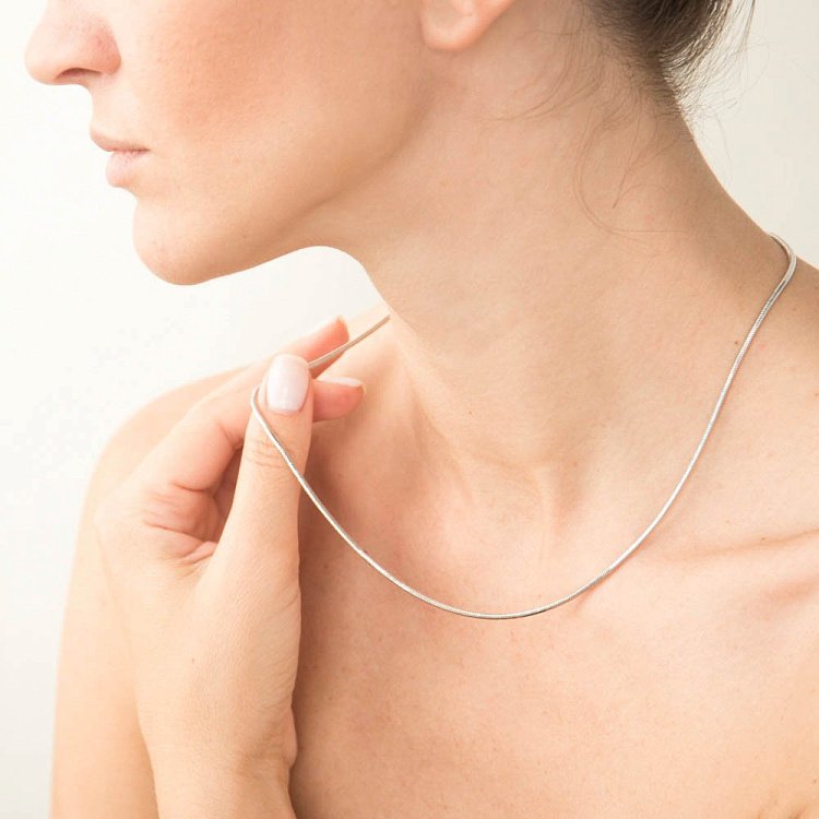 Золотая цепочка плетение Снейк (2 мм) ц00210-2 от ювелирного магазина Оникс - 2