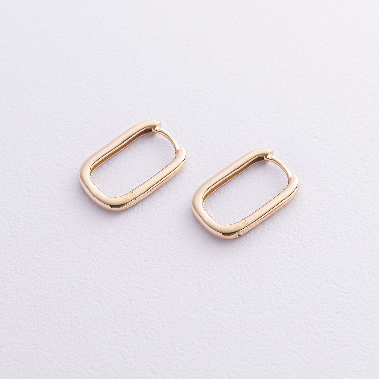 Серьги "Kirsten" в желтом золоте с08923 от ювелирного магазина Оникс - 2