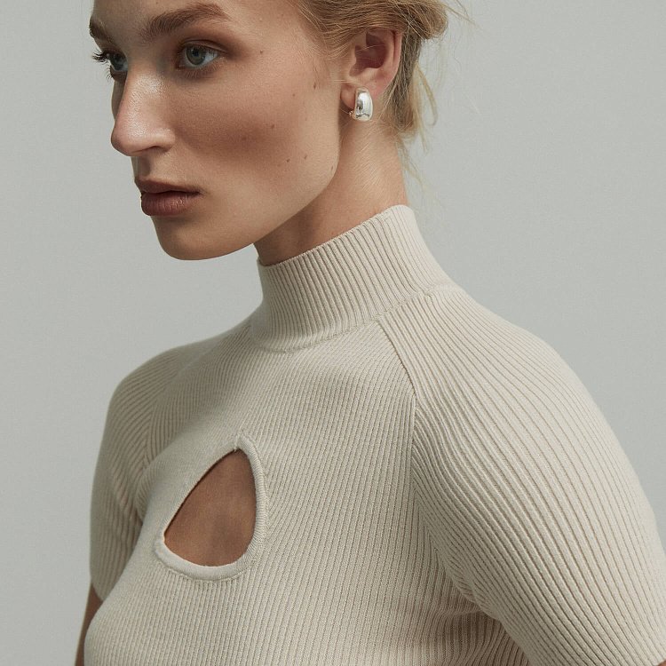 Серебряные серьги "Грация" 122705 от ювелирного магазина Оникс - 23