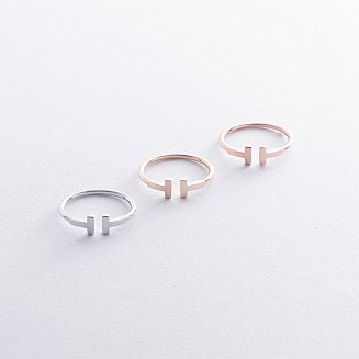 Кольцо "Tina" в желтом золоте к05762 №3