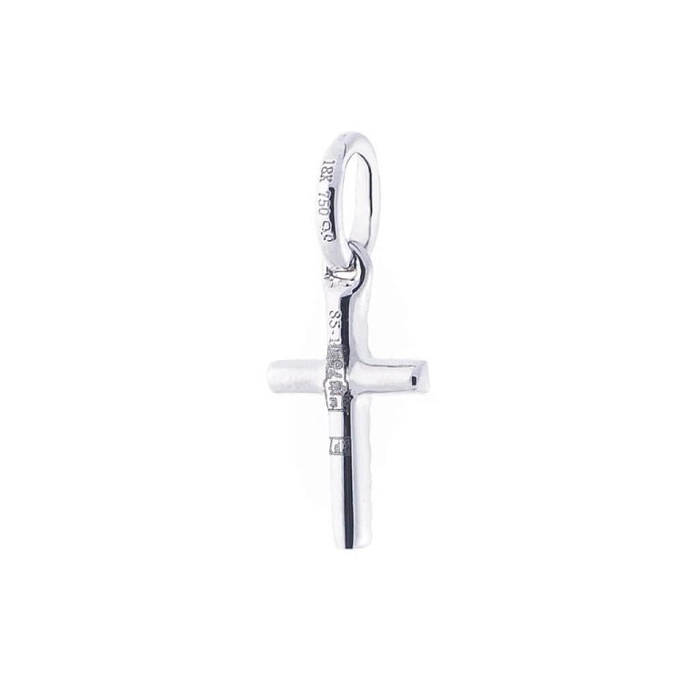 Золотой крестик с бриллиантами пб0069ch от ювелирного магазина Оникс - 1