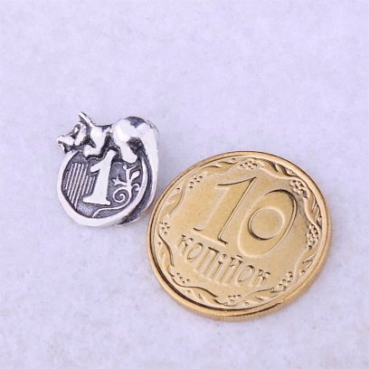 Серебряный сувенир "Кошельковая мышь" 23022 №3