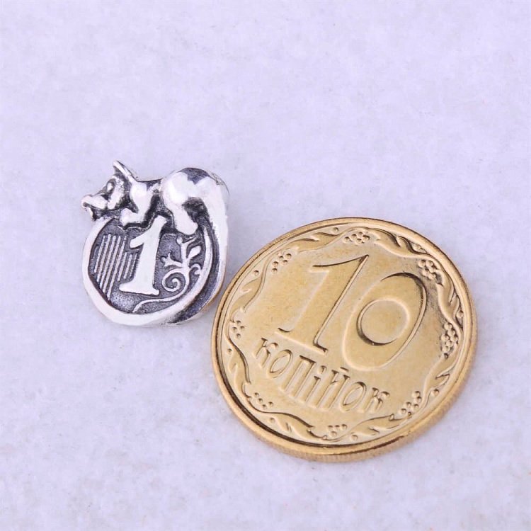 Серебряный сувенир "Кошельковая мышь" 23022 от ювелирного магазина Оникс - 2