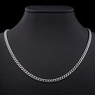 Серебряная цепочка плетение Панцирное б010083 от ювелирного магазина Оникс - 4