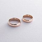 Золотое обручальное кольцо 5 мм (текстурное) обр00411 от ювелирного магазина Оникс
