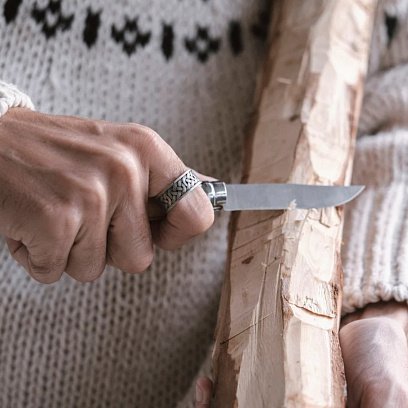 Серебряное кольцо "Морской узел викингов" 112709 №2