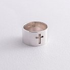 Серебряное кольцо "Крест" 112240 от ювелирного магазина Оникс - 2