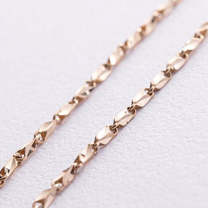 Фантазийная цепочка в желтом золоте ц00475 №3