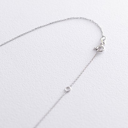 Кольє в білому золоті "Навколосвітня подорож" кол01686 №3