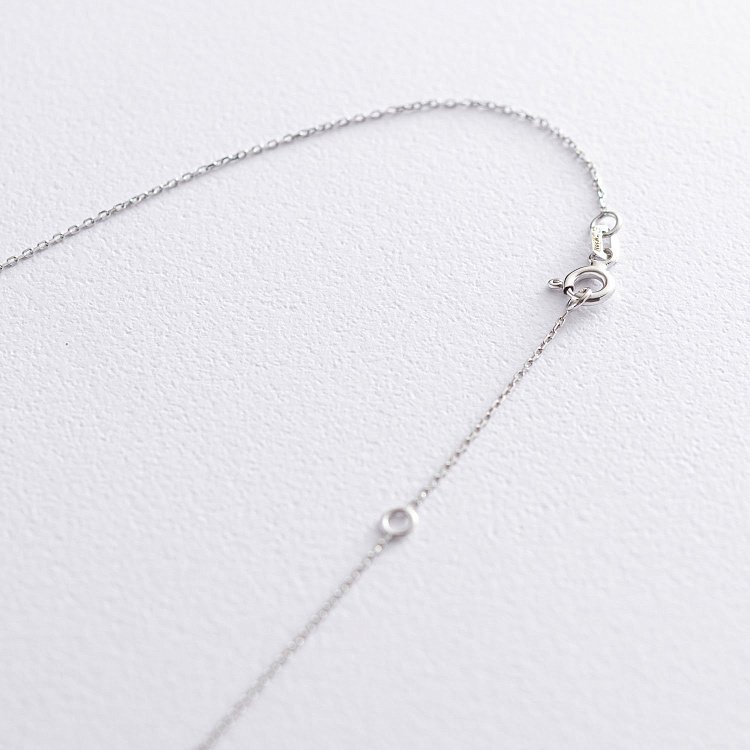 Кольє в білому золоті "Навколосвітня подорож" кол01686 від ювелірного магазину Онікс - 2