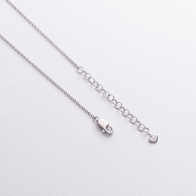 Срібне кольє "Колібрі" з фіанітами 5301 від ювелірного магазину Онікс - 2