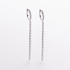 Золоті сережки з діамантами сб0653ri от ювелирного магазина Оникс