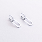 Серьги "Roxana" в белом золоте с09204 от ювелирного магазина Оникс - 1