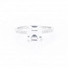 Серебряное помолвочное кольцо с фианитами 111936 от ювелирного магазина Оникс - 2