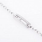 Срібний браслет з фіанітами 141167 от ювелирного магазина Оникс - 2