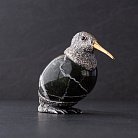Серебряная фигура ручной работы "Птичка киви" 23166 от ювелирного магазина Оникс - 1
