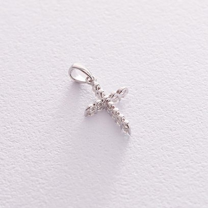 Золотий хрестик (діамант) пб0184ri №3