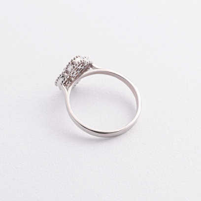 Серебряное кольцо "Клевер" 112834 №3