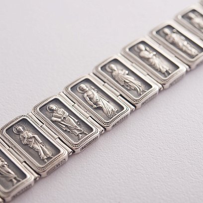 ﻿Срібний браслет "Дванадцять апостолів" 141436 №5