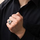 Мужское серебряное кольцо "Воин" 420 от ювелирного магазина Оникс - 1