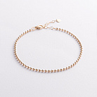 Браслет "Кульки" у жовтому золоті б05847 от ювелирного магазина Оникс