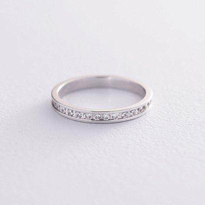 Золотое кольцо с фианитами к02953