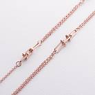 Колье "Фантазия" в красном золоте кол02659 от ювелирного магазина Оникс - 1