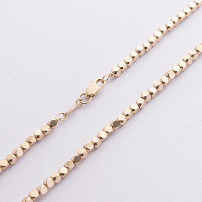 Кольє "Кубики" (жовте золото) кол02587