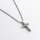 Серебряное мужское колье с крестиком Zancan EXC-554 от ювелирного магазина Оникс