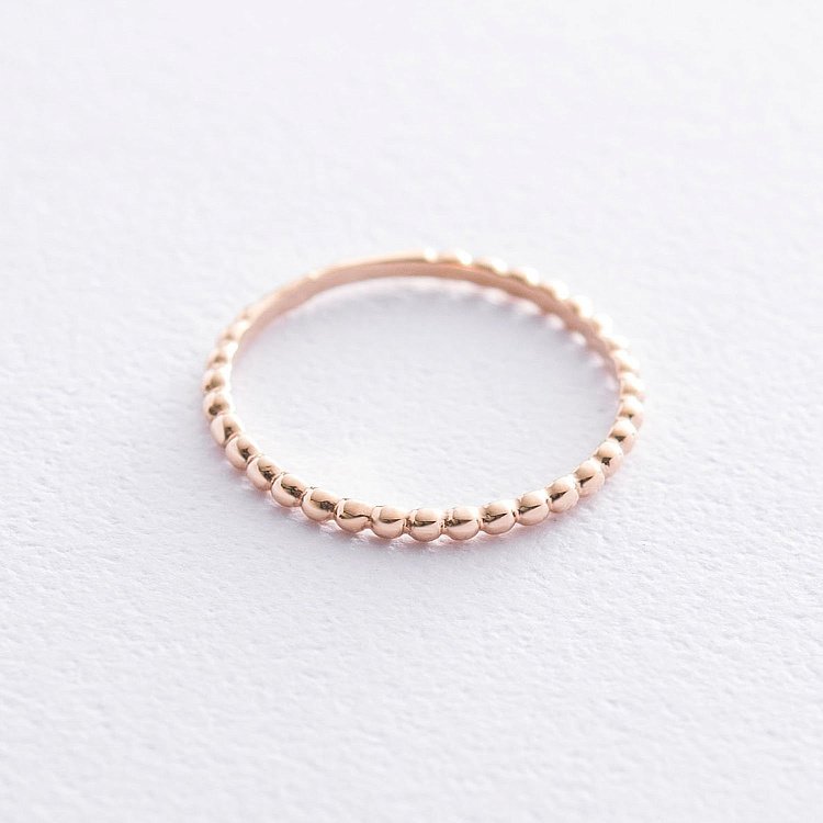 Кольцо в красном золоте к06601 от ювелирного магазина Оникс