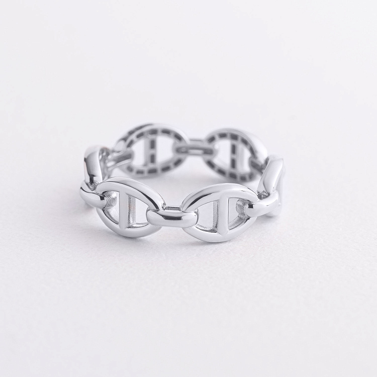 Каблучка "Helen" у білому золоті к08391 від ювелірного магазину Онікс - 1