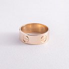 Кольцо "Love" в желтом золоте к04711 от ювелирного магазина Оникс