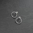 Сережки - пусети Великий кругообіг в сріблі 1.9 см 122547 от ювелирного магазина Оникс - 20
