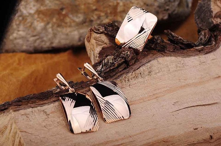 Серьги с02264 от ювелирного магазина Оникс - 2