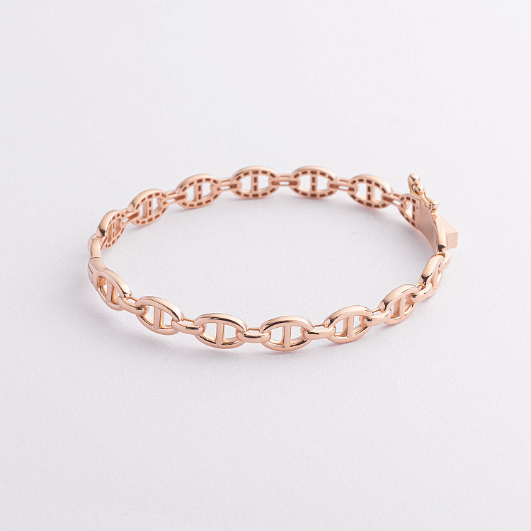 Жорсткий браслет "Helen" у червоному золоті б05756 від ювелірного магазину Онікс - 2